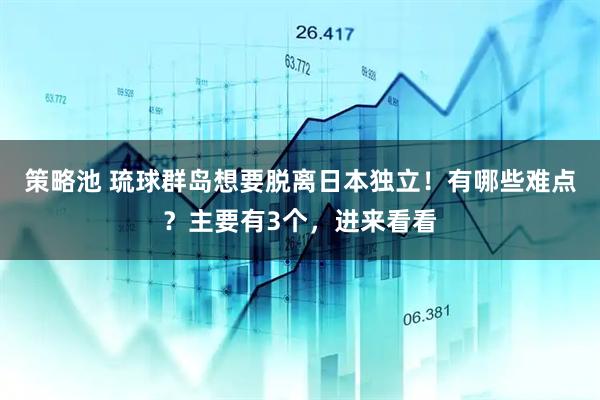 策略池 琉球群岛想要脱离日本独立！有哪些难点？主要有3个，进来看看