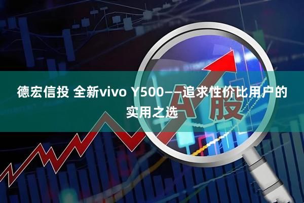 德宏信投 全新vivo Y500——追求性价比用户的实用之选
